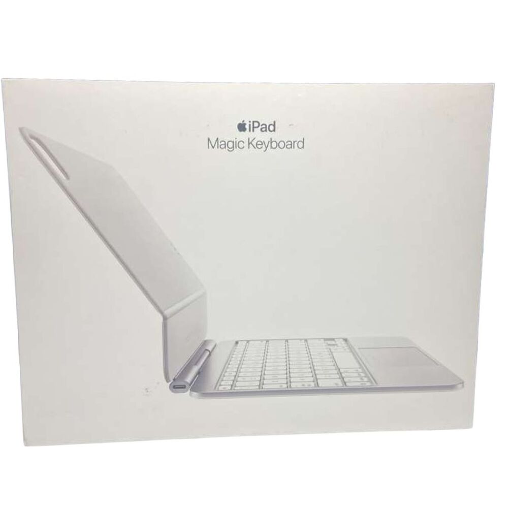 Apple Magic Keyboard iPad Pro 11-inch M4 M5 White/Silver A2975 MWR03LL/A Openbox